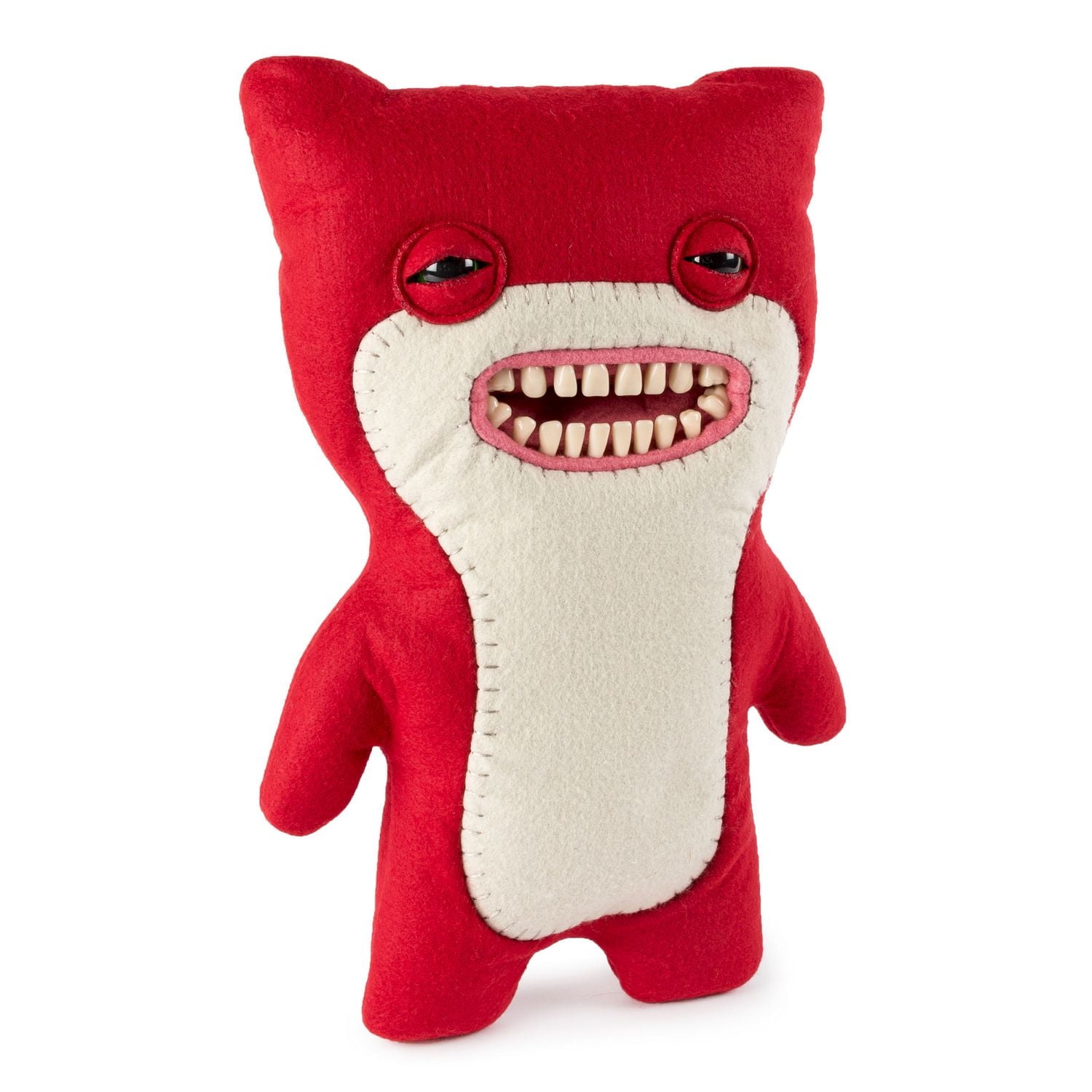 Fugglers Fuggler – Funny Ugly Monster, 12” Awkward Bear (red) Deluxe Plush  Creature with Teeth, for Ages And up