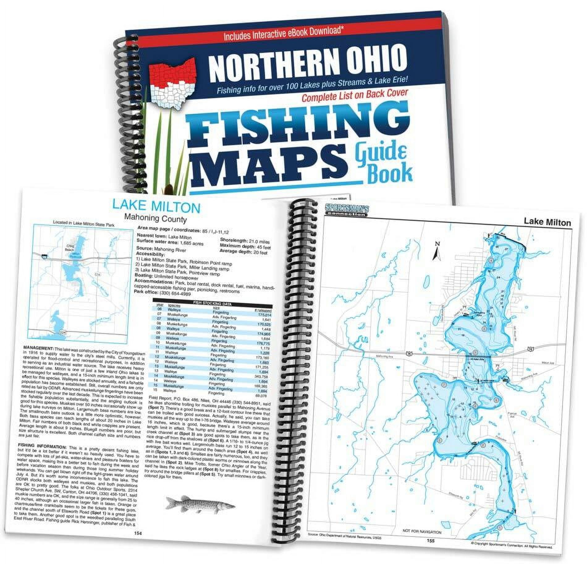 Sportsman's Connection - Northern Ohio Fishing Map Guide Book