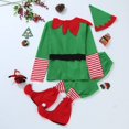 thumbnail image 4 of oqasdz Dress Up Christmas Santa Blouse Pants and Hat Boot Covers Outfit for Dad Family Matching Outfits Party Performance Clothing, 4 of 6