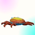 thumbnail image 3 of Realistic Sally Lightfoot Crab Stuffed Animal Plush Toy, Lifelike Animal Plushies, Simulation Animals Super Soft Stuffed Toy, 3 of 9