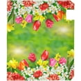 thumbnail image 2 of Spring Mailbox Covers, Spring Flower Daffodils Tulips Mailbox Covers Oxford Cloth Post Box Cover with Magnetic Strip for Garden Yard Decor, 2 of 6