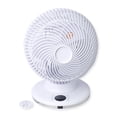 thumbnail image 1 of CM-TOP Ventilador de escritorio con control remoto de sincronización inteligente ajuste de velocidad del viento con 12 velocidades Portatil Potente Timer C/r 360, 1 of 5