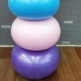 thumbnail image 4 of Shisuyan Exercise Ball Donuts Shaped Non Slip Surface For Indoor Use 1Pack, 4 of 8