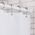 thumbnail image 2 of Utopia Alley Adjustable 40-Inch Shower Curtain Tension Rod - Rust-Proof Aluminum with PVC End Cap, No Drill Installation - Extendable, Retractable, Wall-to-Wall - Easy to Hang, White Finish, 2 of 7