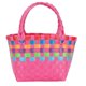 thumbnail image 1 of 1Pc Colorful Plastic Basket Female Summer Beach Bag Mini Storage Holder, 1 of 3