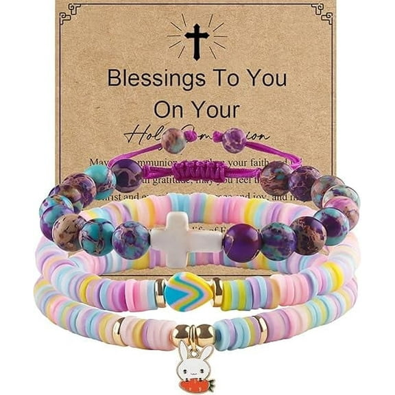Easter Gifts Girls Bracelets Crosses Accessories Religious Gifts For Family For Kids