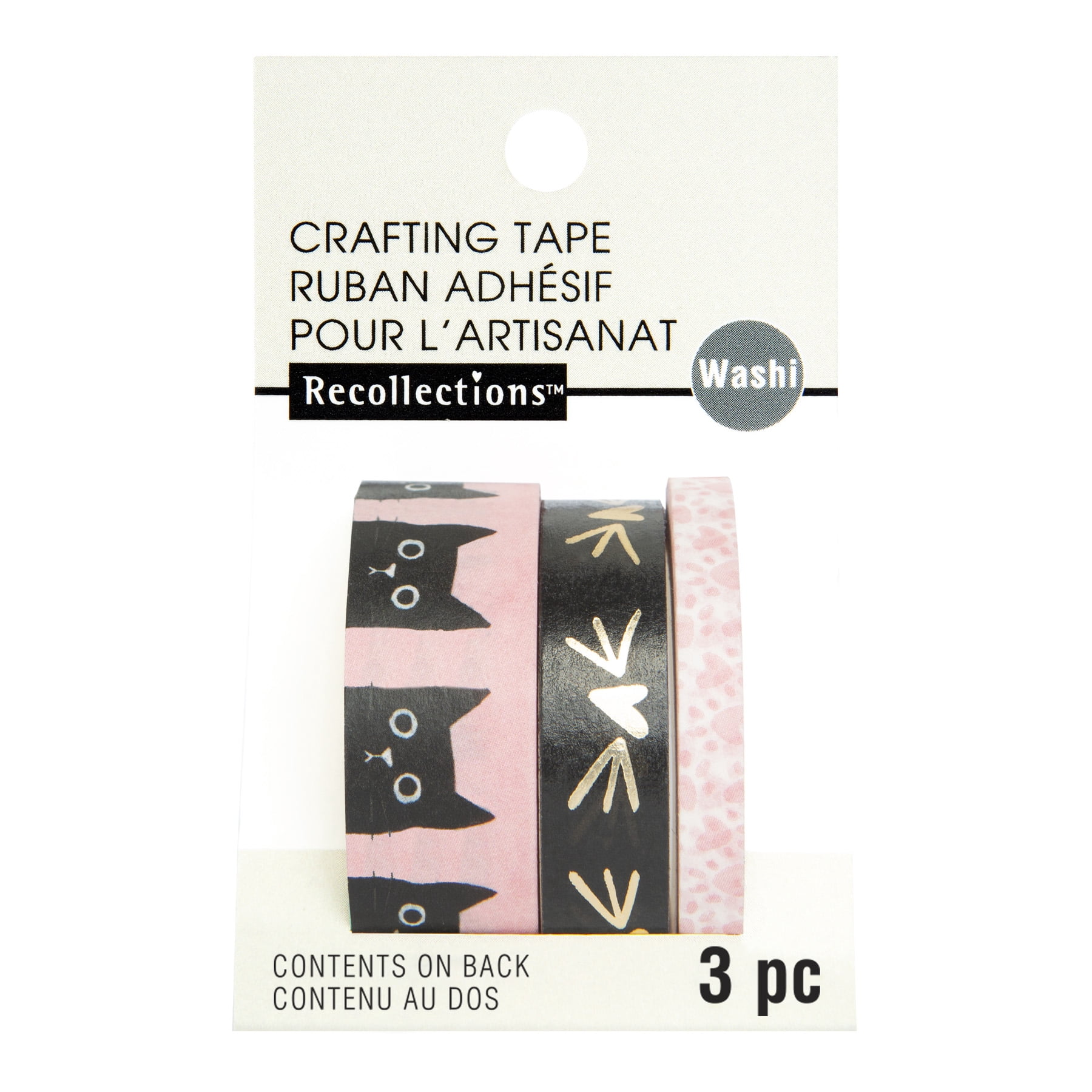 Recollections Cat Crafting Washi Tapes, 12 Packs: 3 ct. (36 total)