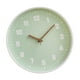 thumbnail image 4 of Reloj de pared decorativo de 30 cm con números grandes y elegante para decoración del hogar. Verde, 4 of 9
