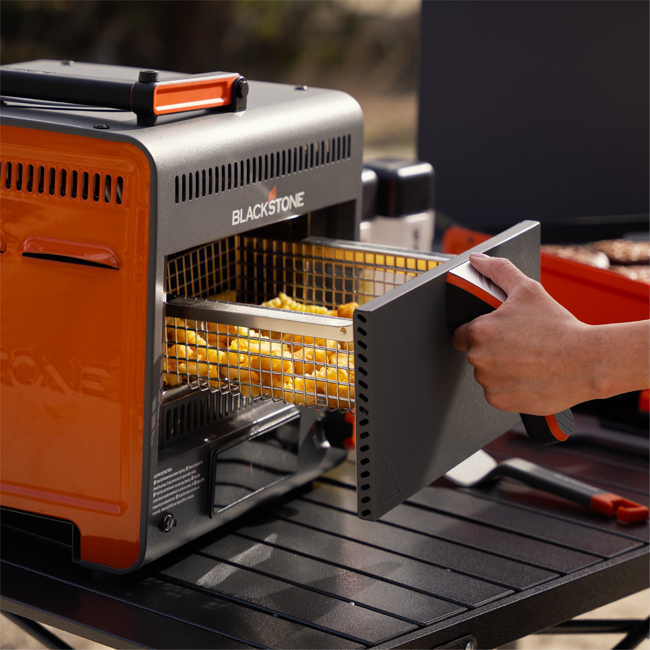Blackstone Adventure Ready Portable Propane Air Fryer, Quart