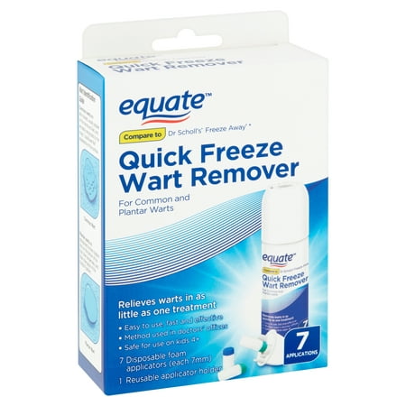 Equate Quick Freeze Wart Remover, 7 applications (Best Over The Counter Wart Freeze)