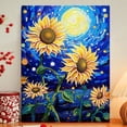 thumbnail image 4 of Cheapark Handmade Self Adhesive Sunflower Canvas Print Wall Art Indoor Home Hanging Decor Gift, 4 of 5