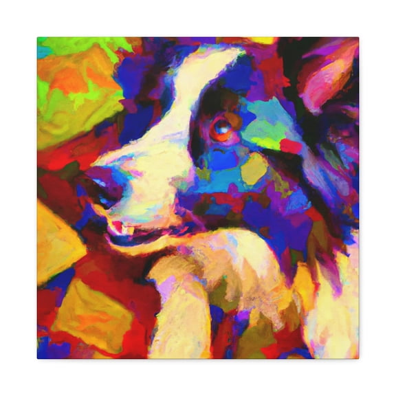 Border Collie in Fauves - Canvas