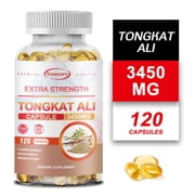 Tongkat 3450mg - Testosterone Booster, Energy & Endurance, Men's Health, Muscle Health - 120 Capsules