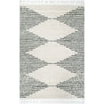 thumbnail image 3 of MoDRN Scandinavian Linear Triangles Area Rug, 3 of 3