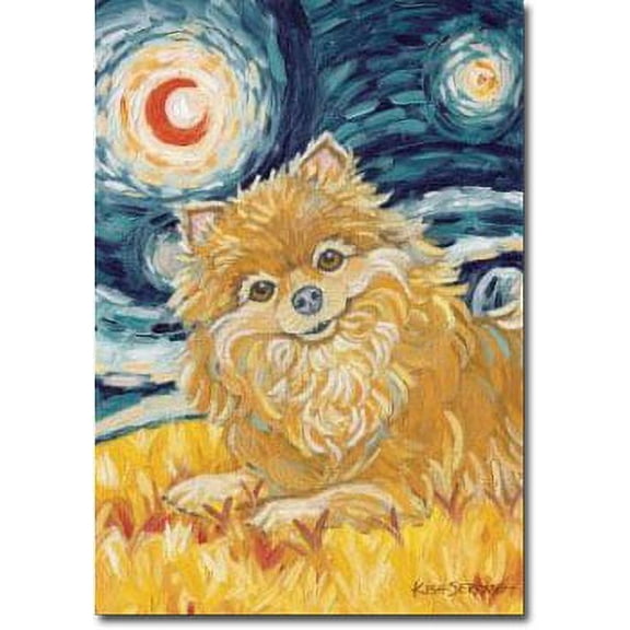Pomeranian Art Banner - Van Growl