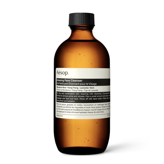 Limpiador Aesop Amazing Face que no reseca con cáscara de mandarina, 200 ml