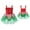 Red, variant on TiaoBug Kids Girls Sequins Sleeveless Ballet Leotard Tutu Dress Christmas Party Dress Up Elf Leotard Green 10
