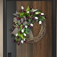 thumbnail image 1 of Spring Wreath Silk Door Hanging Decorative for Summer Decoration, 1 of 8