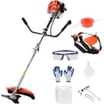 thumbnail image 2 of Floseru Gas Weed Eater, 52CC 2-Stroke Weed Wacker Gas Powe, 2 in 1 Multi-Functional String/Grass Trimmer, Brush Cutter for Gardening, 2 of 11