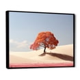 thumbnail image 2 of Designart "Orange Tree Desert silence" Landscape Trees Floater Framed Canvas Wall Art, 2 of 7