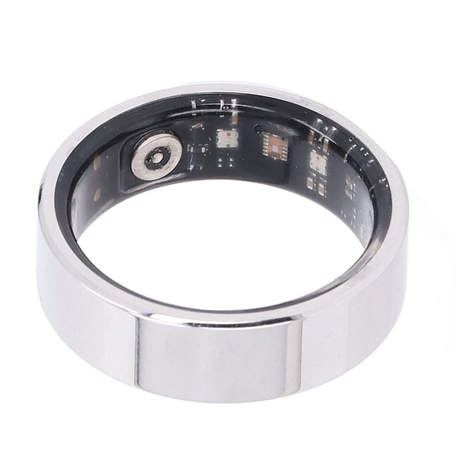 Bague Intelligente Traqueur de Mise en Forme, Bague Intelligente Portable Résistante à la Chaleur Surveillance du Sommeil Recharge Rapide Magnétique avec Application pour Cadeaux de Noël