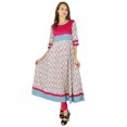 thumbnail image 2 of Phagun Ethnic Bollywood Kurta Indian Cotton Designer Women Kurti Tunic Dress, 2 of 5