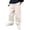 Beige, variant on Aihuaihua Girls Boys Sweatpants Toddler Kids Solid Drawstring Elastic Waist Joggers Outdoor Thick Warm Pants with Pockets Navy