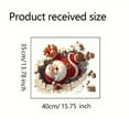 thumbnail image 4 of Leutsin Christmas Creative Wall Sticker - Funny Christmas Wall Decals,PVC Removable Winter Holiday Xmas Break Through Wall Art for Bedroom Playroom Home Windows Decor,Easy Peel and Stick, 4 of 9