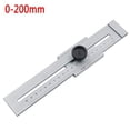 thumbnail image 5 of 0-200mm Stainless Steel Marking Gauge，Woodworking Measuring Tools Metal Marking Gauge, Light gray (1 Piece), 5 of 7