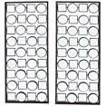 thumbnail image 1 of Teton Home WD-043 S/2 Metal Wall Plaque with Mirror, 1 of 1