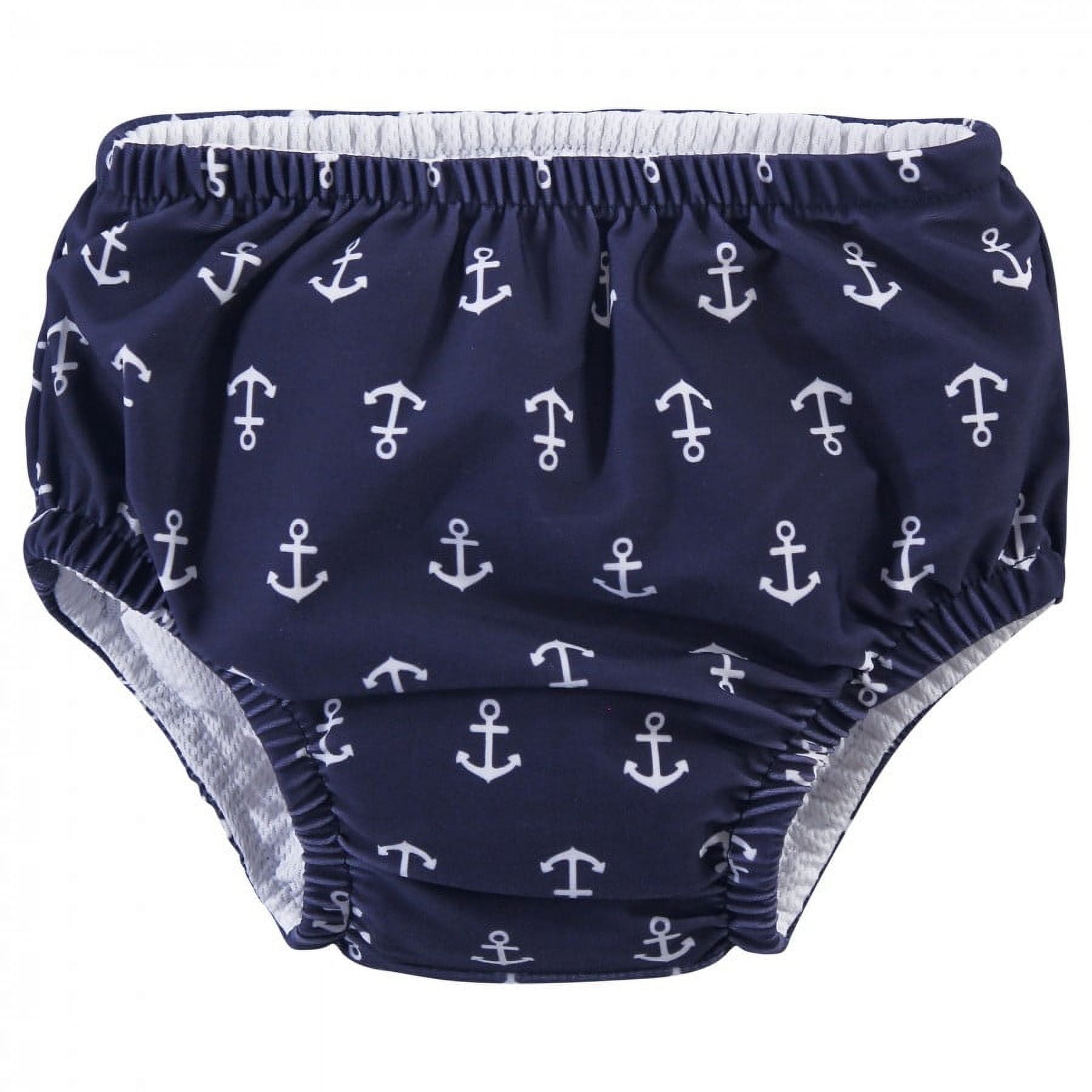 Hudson Baby Infant And Toddler Boy Swim Diapers, Anchors, 18-24