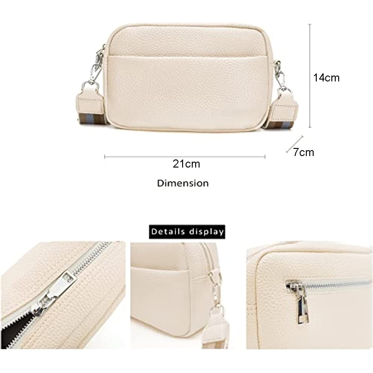 Small Double Compartment Leather Bag – Big Bag