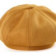 thumbnail image 5 of CoCopeaunts Beret Hats for Women French Designer Hat Autumn Winter Fashion Wool Solid Color Newsboy Cap Female Octagonal Hat, 5 of 7