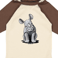 thumbnail image 4 of Inktastic Curious Rhinos Boys or Girls Long Sleeve Baby Bodysuit, 4 of 5