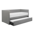 thumbnail image 3 of Lexicon Adra Faux Leather Daybed in Gray, 3 of 5
