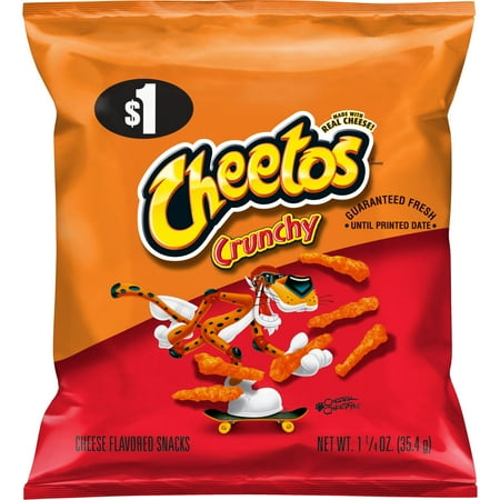 Cheetos Crunchy Cheese Flavored Snacks, 1.25 oz Bag