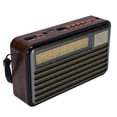 thumbnail image 1 of Portable Small  Radio Speaker Vintage Retro Portable Solar Battery Operated for Outdoor Lighting Emergency, 1 of 7