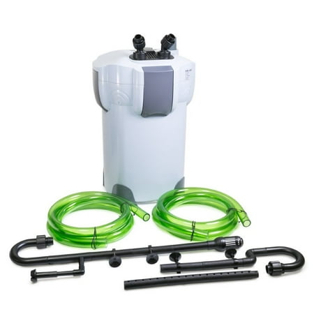 Gamma Pond Uv Sterilizer - Oxyful 525 GPH Aquarium Pond 5-Stage External Cleaner Canister Filter with 9-watt UV Sterilizer 2000L/hr