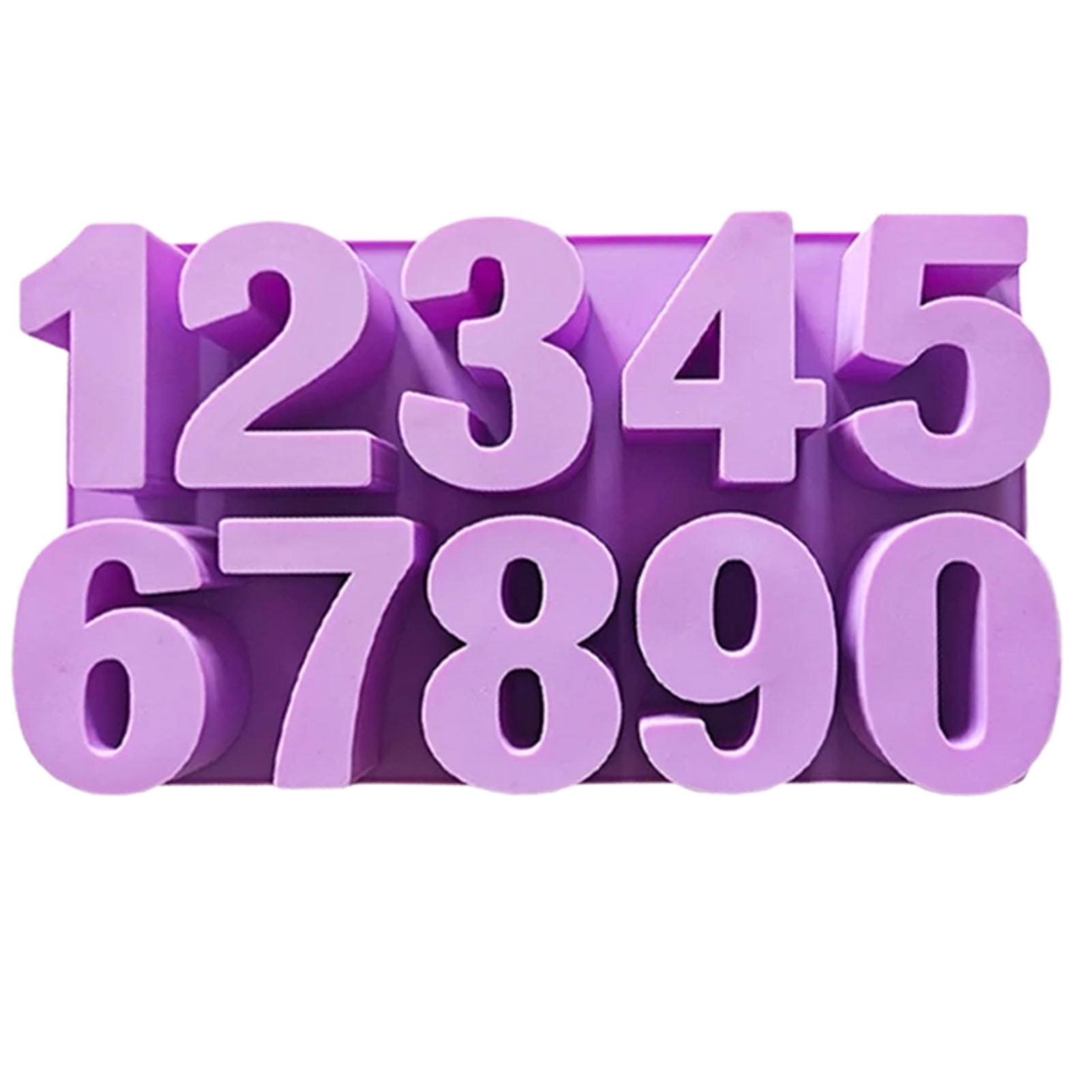 Waroomhouse Reusable HighTemperature Silicone Number Mold Cake