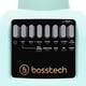thumbnail image 3 of Licuadora Bosstech 550 watts 10 velociades con Vaso de plastico de 2 lts Menta, 3 of 4