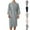 Green, variant on uublik Mens Bathrobes Lightweight Soft Bathrobe Sleepwear Loungewear with Pockets, White