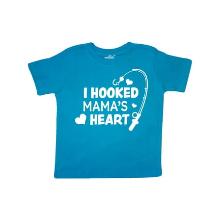 

Inktastic I Hooked Mama s Heart with Fishing Rod Gift Toddler Boy or Toddler Girl T-Shirt