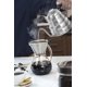 thumbnail image 3 of Juego de 1 cafetera de vertido con medidor de café y corcho - Elegante cafetera de filtro con jarra de cristal y filtro permanente de acero inoxidable (500 ml) esquí esquí Gafas de esquí, 3 of 5