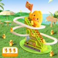 thumbnail image 1 of Patos trepadores para escaleras, luces intermitentes y música, montaña rusa, juguete interactivo para escaleras mecánicas, juguetes interactivos para padres e hijos, 1 of 6