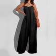 thumbnail image 4 of TAIAOJING Jumpsuits For Women Summer Backless Suspender Jumpsuit Wide Leg Pants Casual Loose Elegant Jumpsuit, 4 of 7
