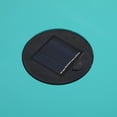 thumbnail image 5 of Iron Outdoor Patio Side Table with Solar Powered Light, Teal, 5 of 6