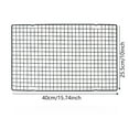 thumbnail image 2 of Home Decor Wire Rack For Baking Small Grid Design For Cakes Cookies Pastries And More Durable Kitchen Bakeware For, 2 of 4