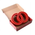 thumbnail image 2 of 2 Pcs TPE Red Car Power Cushion Coil Damper Spring Bumper Buffer Shock Absorber, 2 of 5