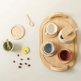thumbnail image 3 of Wooden Simulation Afternoon Tea Toy Set Kids Silicone Kitchen and Tea Set Model Cosplay Play House Montessori Educational Toys, 3 of 7