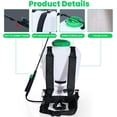thumbnail image 2 of Portable Backpack Sprayer 4 Gallon Capacity, Adjustable Nozzles & Pressure Release Valve, Comfortable Padded Straps for Lawn & Garden Use, 2 of 7
